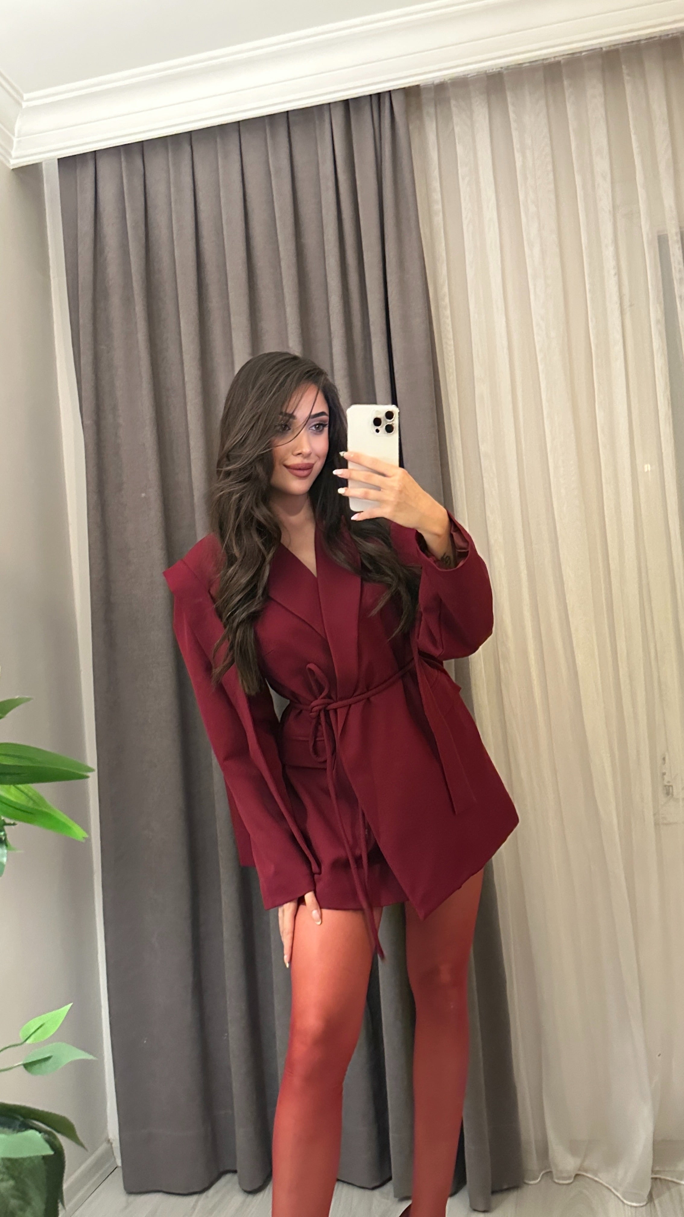 Bella bordo blazer ceket