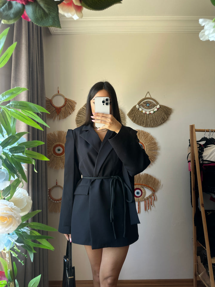 Bella siyah blazer ceket