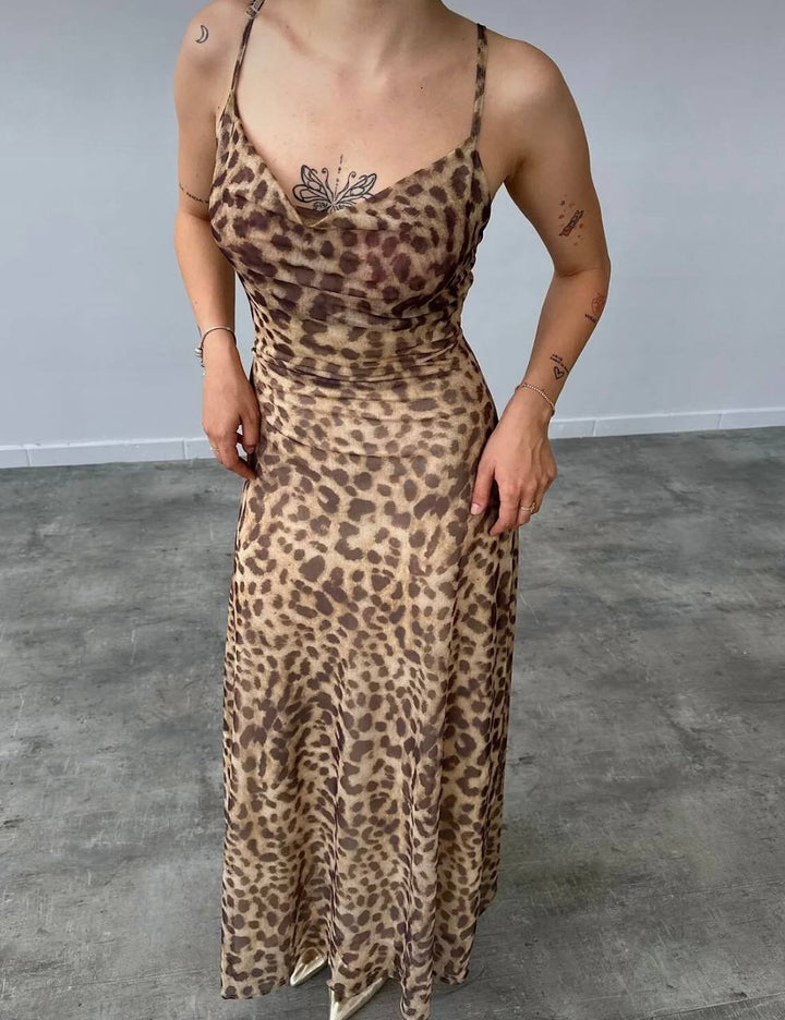 Leopar elbise