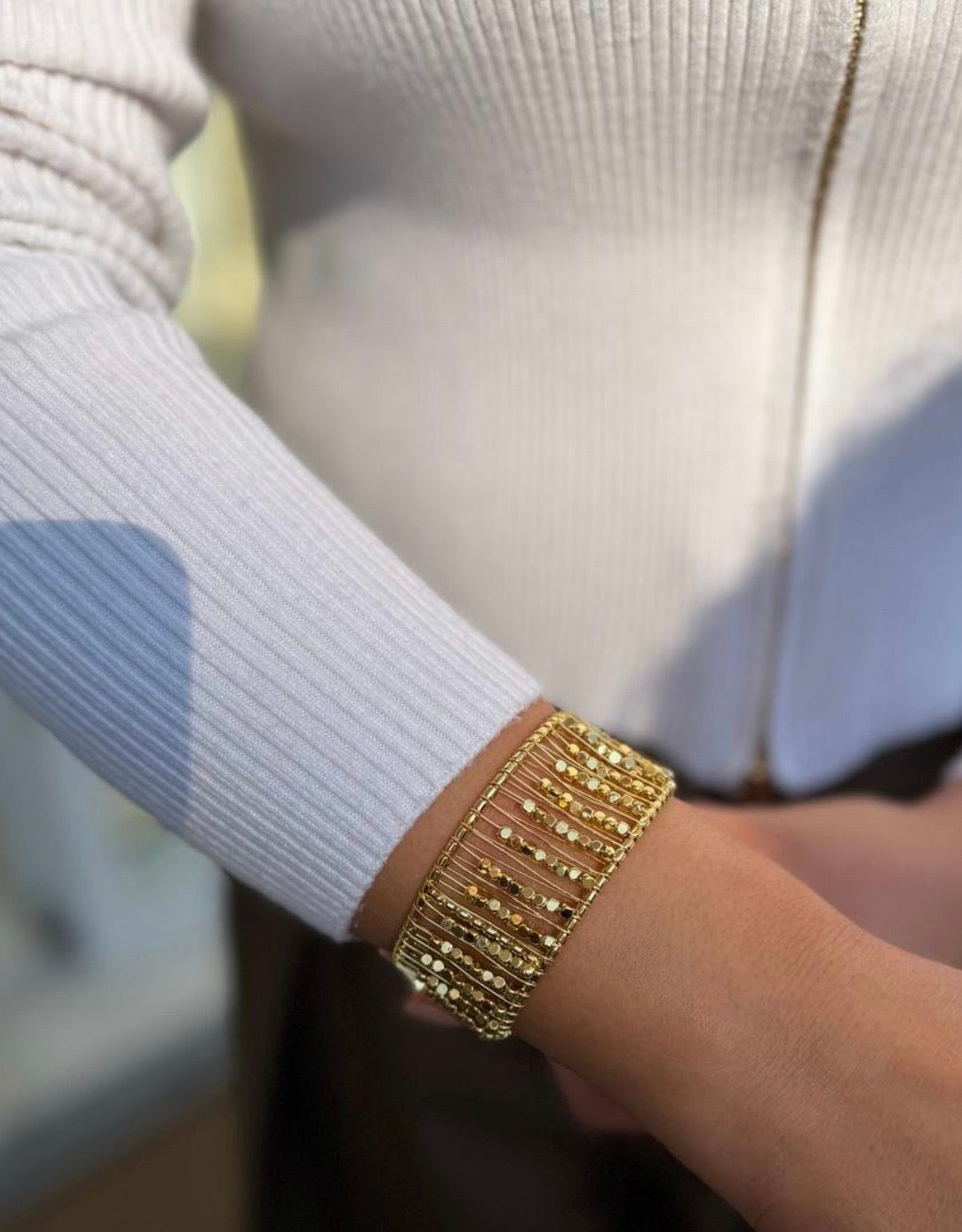 Gold kelepçe yüzük set