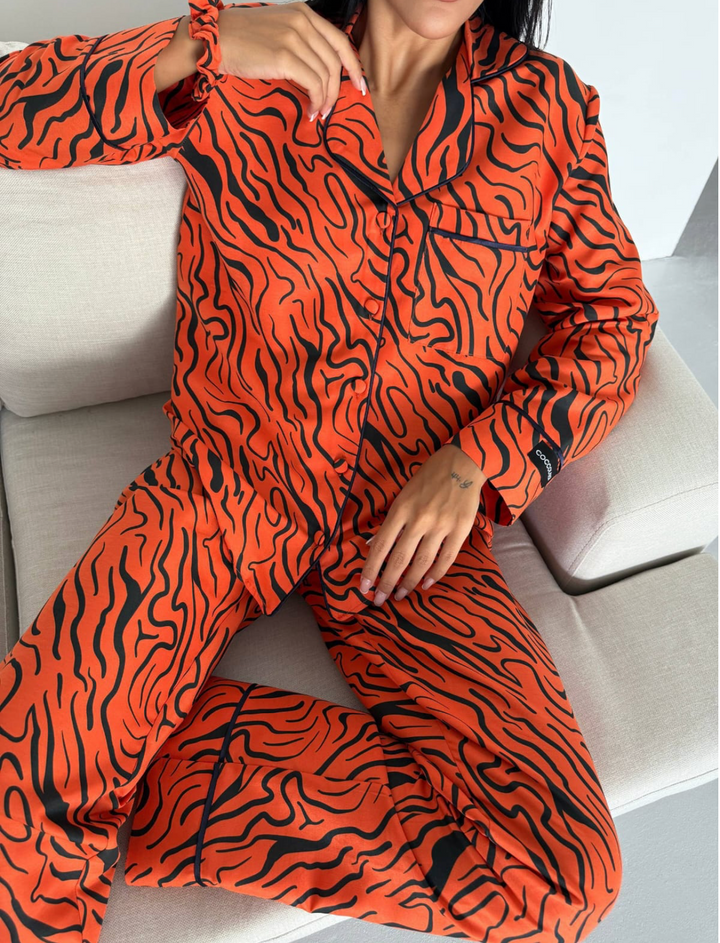 Turuncu zebra takım