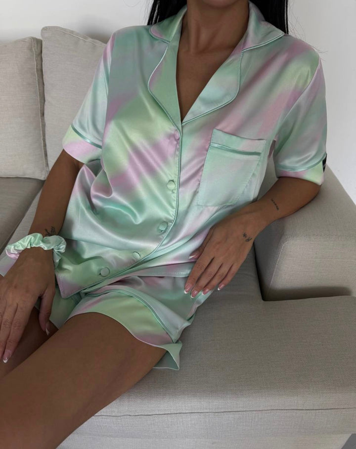 Pembe pijama takımı